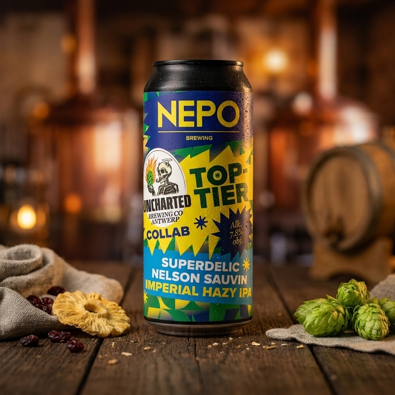 Top-Tier - Uncharted IPA - Imperial / Double New England / Hazy 500ml - 1