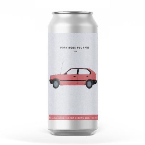 Pony Rose Pourpre - Brasserie Sir John Brewing Co. IPA - Triple New England / Hazy 473ml - 1