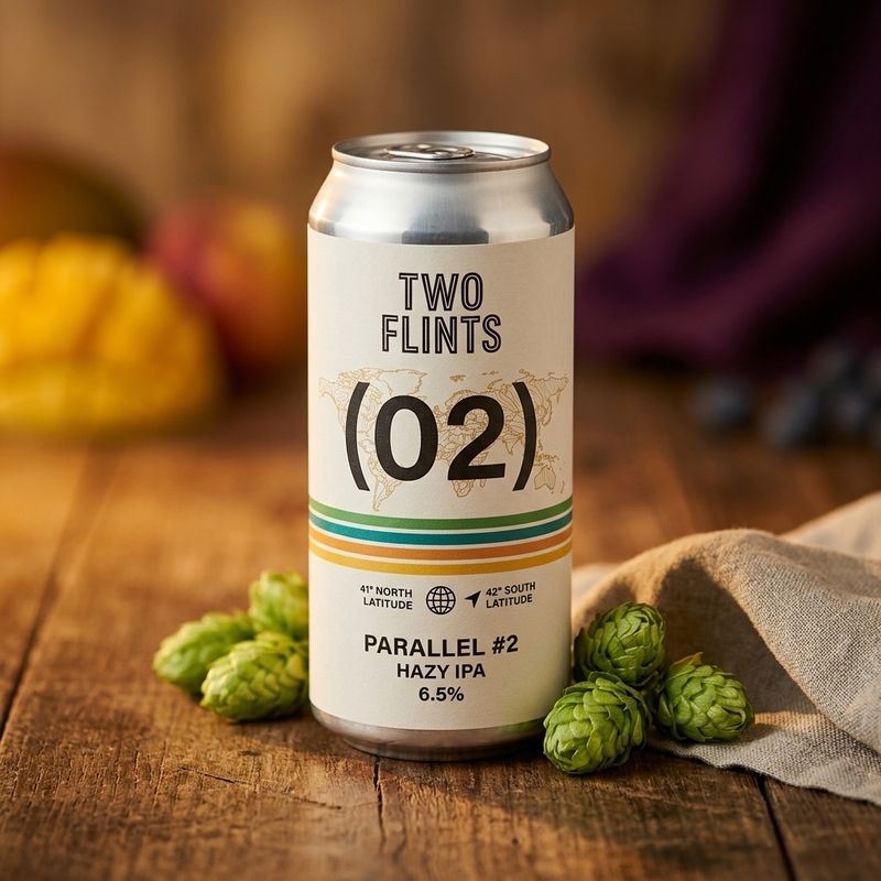 Parallel #2 - Two Flints Brewery IPA - New England / Hazy 440ml - 2