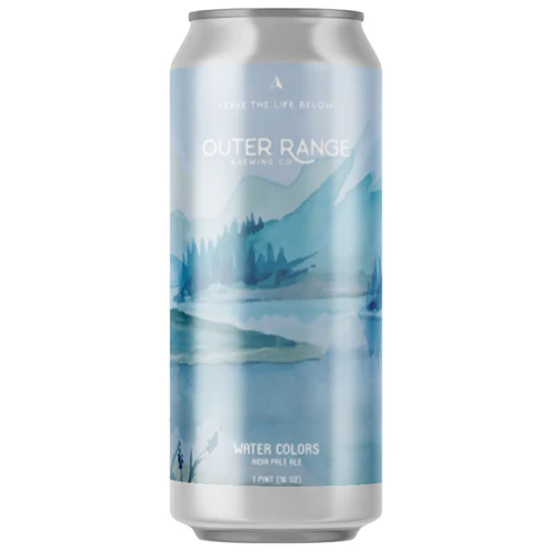 Watercolors - Outer Range Brewing Rockies/Alps IPA - New England / Hazy 440ml - 1