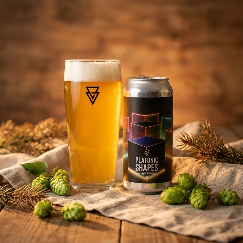 Platonic Shapes - Azvex Brewing Company IPA - Session 440ml - 2