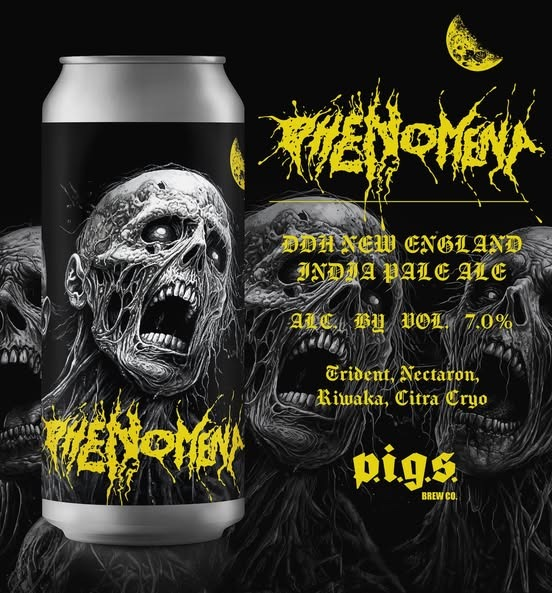 Phenomena - P.i.g.s. Brew Co. IPA - New England / Hazy 440ml - 1
