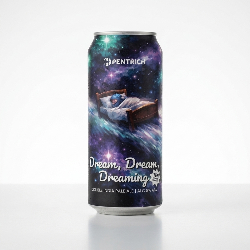 Dream, Dream, Dreaming - Pentrich Brewing Co. IPA - Imperial / Double New England / Hazy 440ml - 2