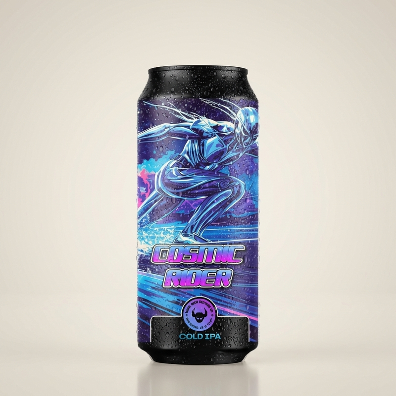 Cosmic Rider - Game Over Brewing Co. Lager - IPL (India Pale Lager) 440ml - 1