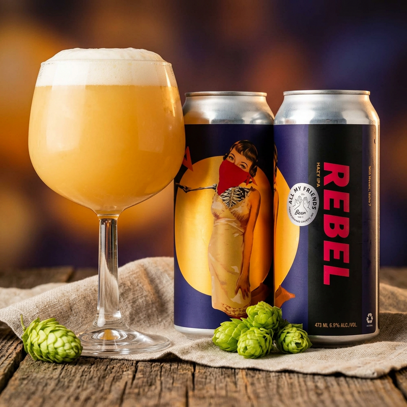 Rebel - All My Friends Beer Co. IPA - New England / Hazy 473ml - 1
