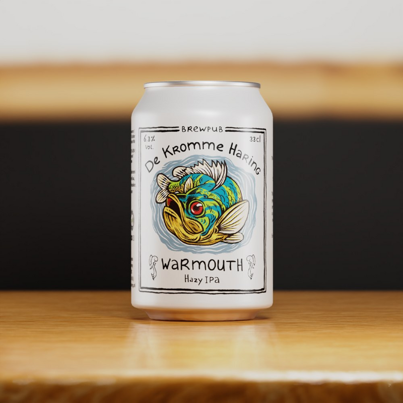 Warmouth Citra-Mosaic - De Kromme Haring IPA - New England / Hazy 330ml - 1