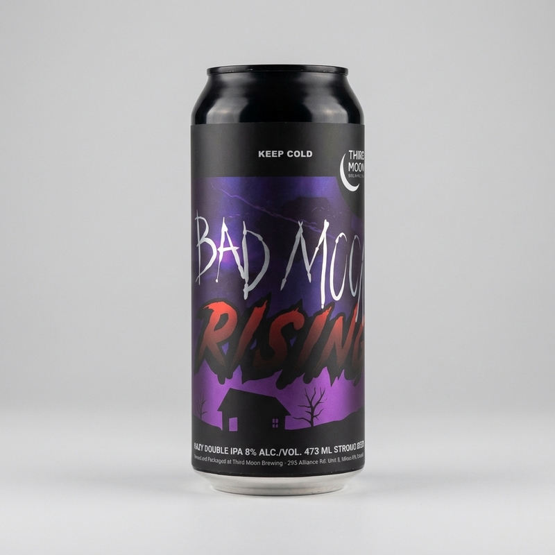Bad Moon Rising / Badlands - Third Moon Brewing Company IPA - Imperial / Double New England / Hazy 473ml - 2